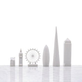 London V/S New York Edition Skyline Chess Set W/Marble Board